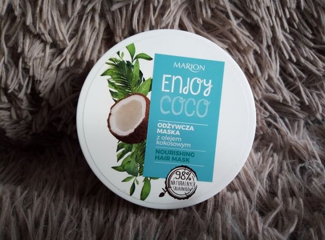 Marion Enjoy Coco, Maska do włosów, Odżywcza, Z olejem kokosowym