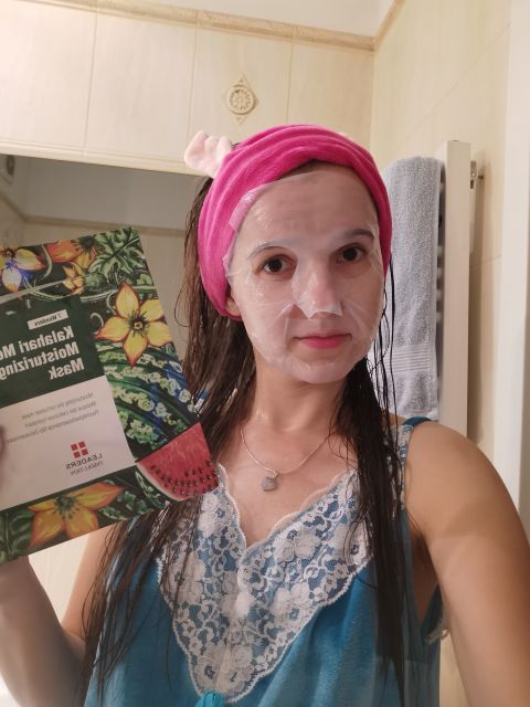 Leaders Cosmetics 7 Wonders, Maska w płacie, Kalahari Melon Moisturing Mask