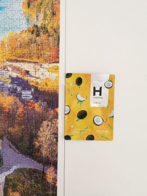 Frudia Maska do twarzy w płacie, My Orchard Squeeze Mask, Coconut, Super Aqua Ampoule, Hydrating