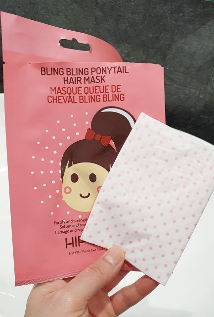 Hip Chic Maska do włosów, Bling Bling Ponytail, Wygładzająca, Do włosów suchych, zniszczonych i pozbawionych blasku