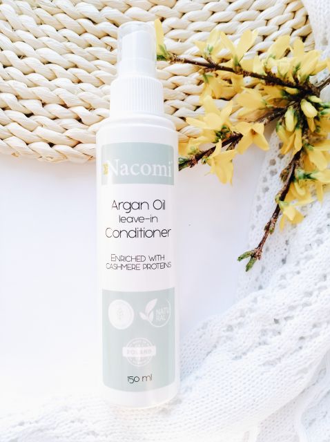 Nacomi Odżywka do włosów, Bez spłukiwania, Olej arganowy