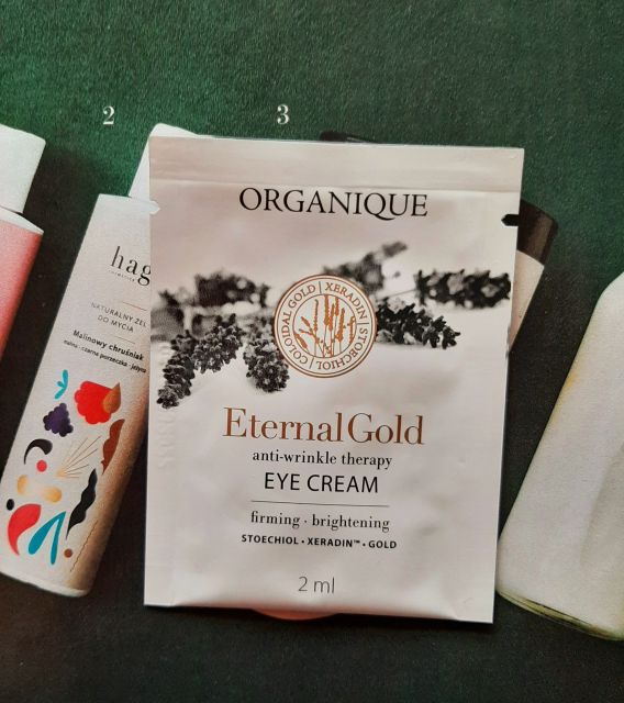 Organique Eternal Gold, Krem pod oczy, Przeciwzmarszczkowy