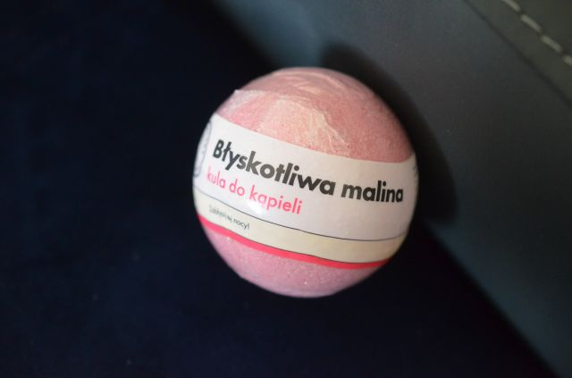 Marba Cosmetics Manufaktura Piękna, Kula do kąpieli, Musująca, Błyskotliwa malina