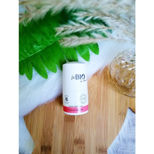 beBIO Antyperspirant w kulce, Naturalny, Granat i jagody goji