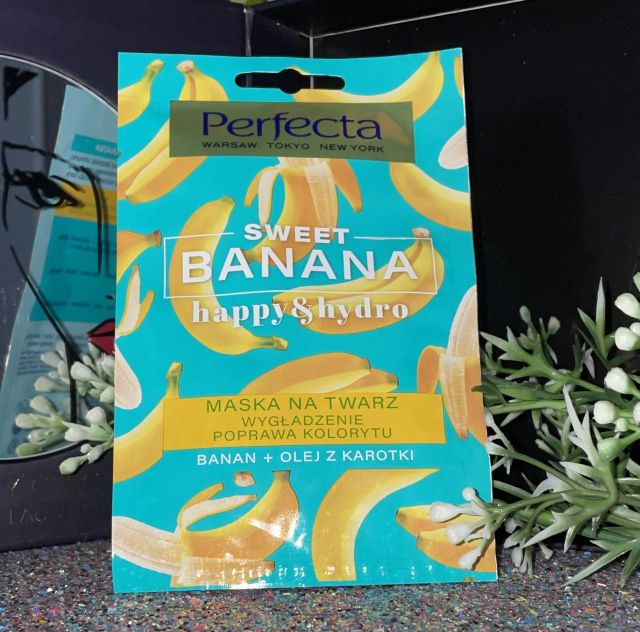 Perfecta Happy & Hydro, Maska na twarz , Sweet Banana