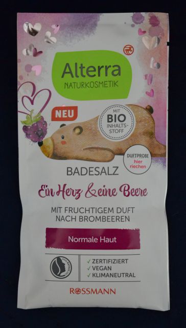 Alterra Sól do kąpieli, Ein Herz & Eine Beere, Serce i owoce jagodowe
