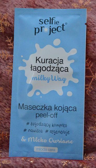 Selfie Project Kuracja Łagodząca Milky Way, Maseczka peel-off, Kojąca, Mleko owsiane