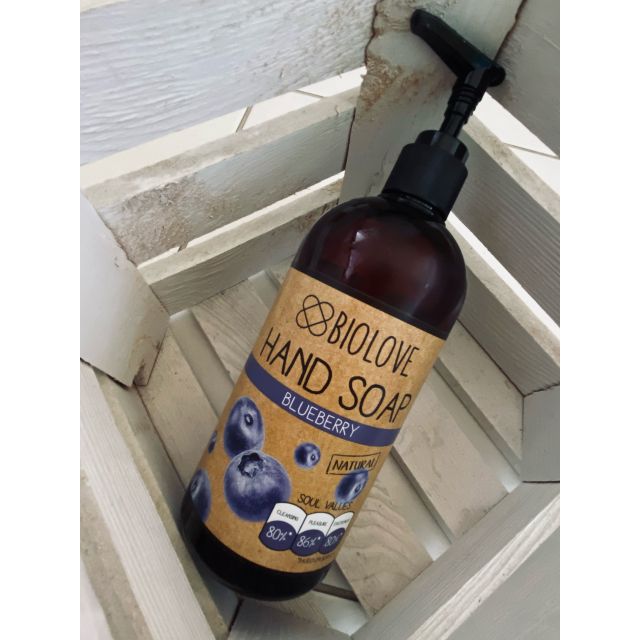 Biolove, Blueberry, Hand Soap (Mydło do rąk `Borówka`)