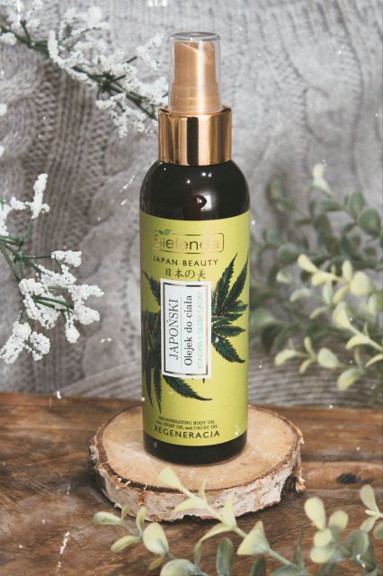 Bielenda - Japan Beauty, Japoński olejek do ciała Konopia i olej Cacay