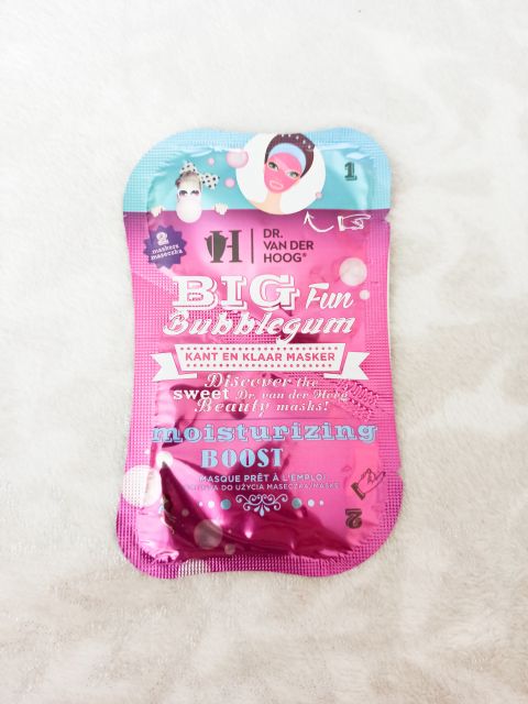 Dr. Van Der Hoog Maseczka do twarzy, Big Fun Bubblegum, Moisturizing Boost