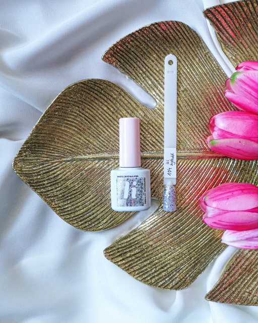 HiHybrid Lakier hybrydowy, nr 104 White Crystals