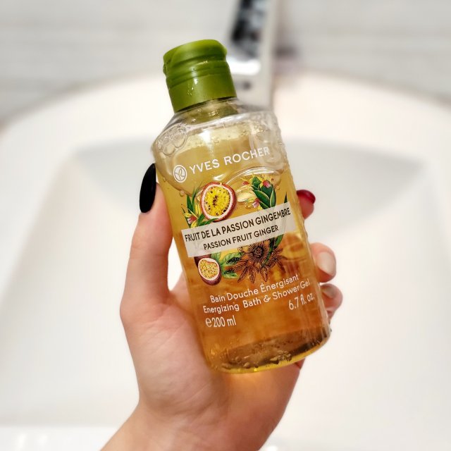 Yves Rocher Żel pod prysznic, Marakuja i imbir
