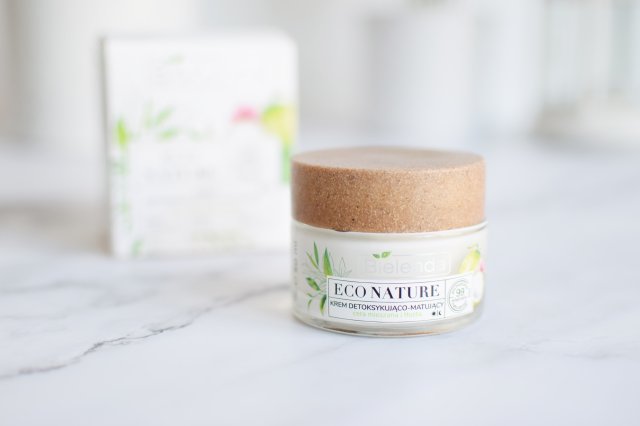 Bielenda Eco Nature, Krem do twarzy, Detoksykująco-matujący, Na dzień i Na noc, Cera mieszana i tłusta