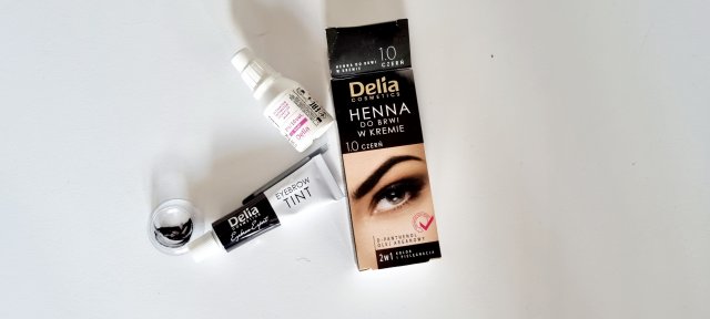 Henna w kremie czarna brwi 