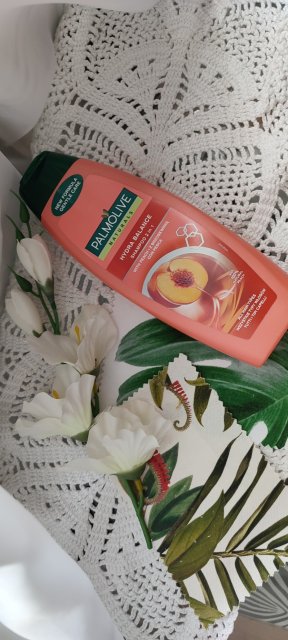 Palmolive Naturals, Hydra Balance, Szampon do włosów 2w1, Peach