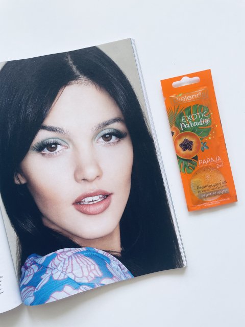 Bielenda Exotic Paradise, Peeling do ciała, Cukrowy, Regenerujący, Papaja