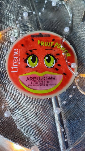 Lirene Fruit Power, Maseczka do twarzy, Żelowa, Arbuzowe Nawilżenie