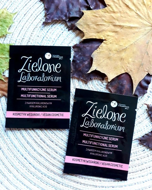 Zielone Laboratorium Serum do twarzy, Multifunkcyjne, Z kwasem hialuronowym