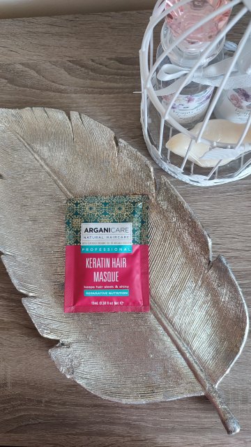 Arganicare Keratin, Maska do włosów, Keratynowa