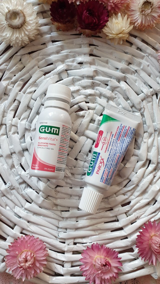 Pasta i płyn do płukania jamy ustnej GUM