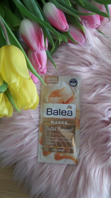 Balea Maseczka do twarzy, Salted Caramel, Z karmelem, solą morską i olejkiem migdałowym