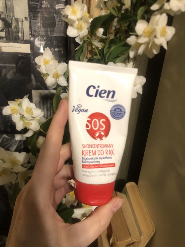 Cien Krem do rąk, SOS, Skoncentrowany, Skóra bardzo sucha i popękana