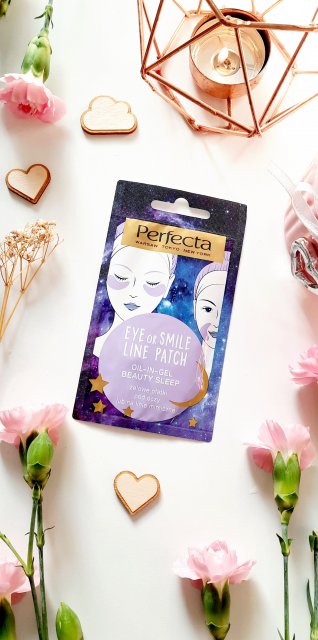 Perfecta Eye or Smile Line Patch, Płatki pod oczy lub na linie mimiczne, Oil-in-Gel Beauty Sleep, Żelowe