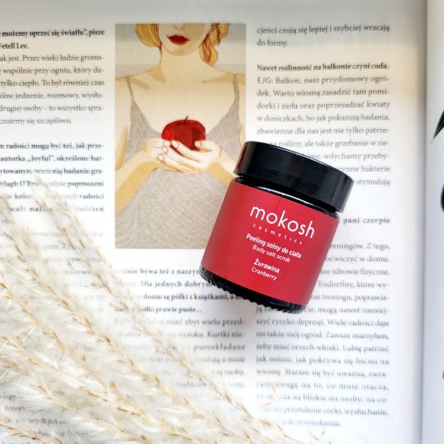 Mokosh Peeling solny do ciała, Żurawina