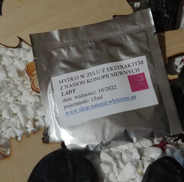 WhiteTree Natural Cosmetics Mydło w żelu, Z ekstraktem z nasion konopii siewnych, Lady