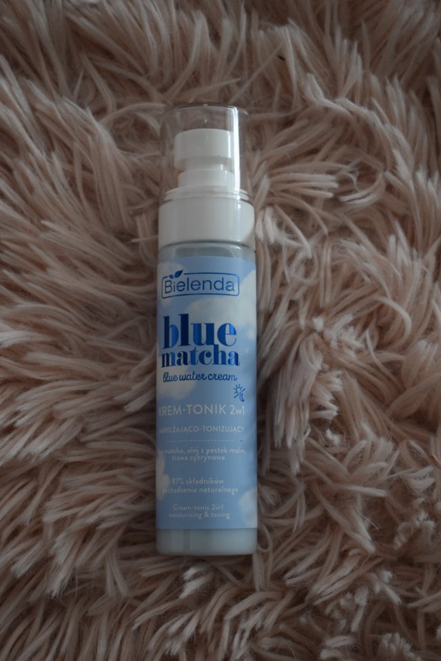Bielenda Blue matcha, krem-tonik 2w1, nawilżająco-tonizujący 