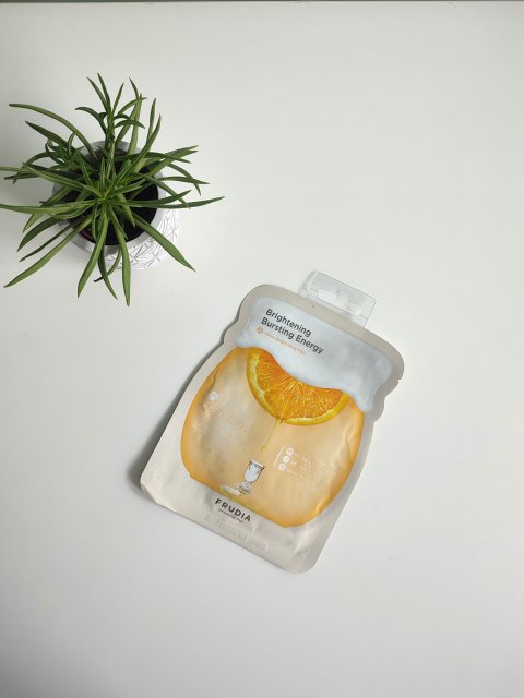 Frudia Maska do twarzy w płacie, Brightening Bursting Energy, Citrus Brightening Mask