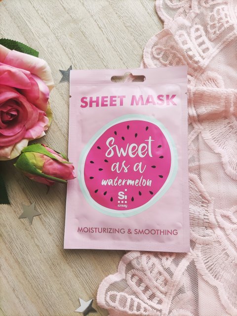 SINSAY Maska do twarzy w płacie, Sweet as a Watermelon, Moisturizing & Smoothing