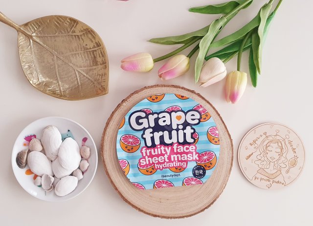 The Beauty Dept. Maseczka do twarzy, Nawilżająca, Grapefruit