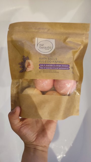 BeBeauty Care, Kule do kąpieli, Róża, lawenda i kwiat pomarańczy