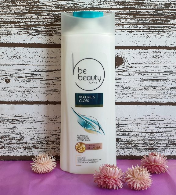 BeBeauty Volume & Gloss, Szampon do włosów, Regenerująco-Odżywczy, Zwiększający objętość, Z keratyną