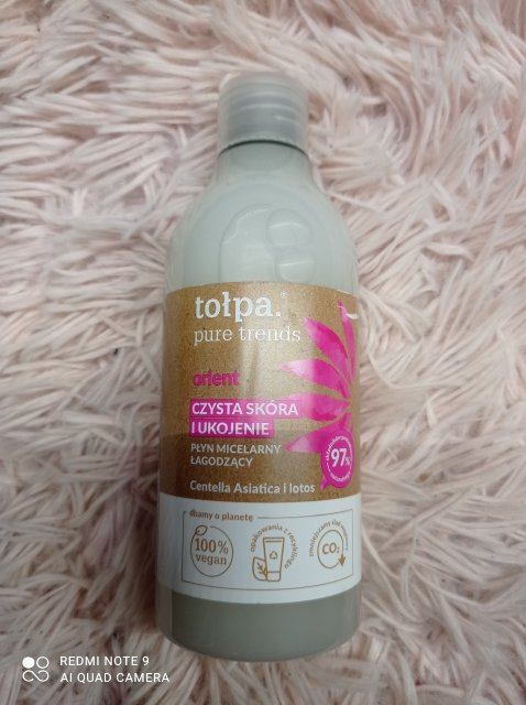 Tołpa Pure Trends, Orient, Płyn micelarny Łagodzący, Komfort i ukojenie, Centella Asiatica + lotos