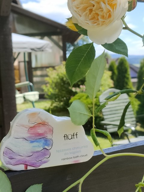 Fluff Superfood, Chmurka do kąpieli, Tęczowa, Cotton Candy