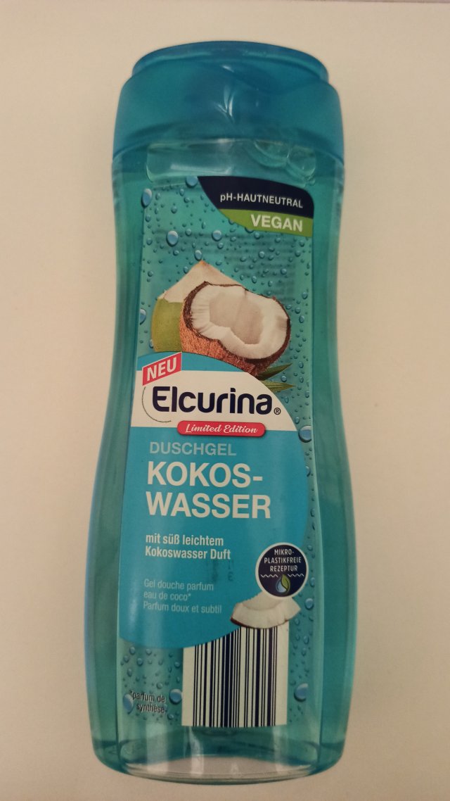 Elcurina Żel pod prysznic, Kokos
