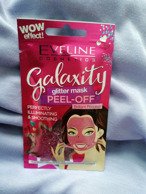 Eveline Galaxity, Maseczka do twarzy, Holographic Mask, Cosmic Stone, Intensely Smoothing, Holograficzna, Rozświetlająco-wygładzająca 