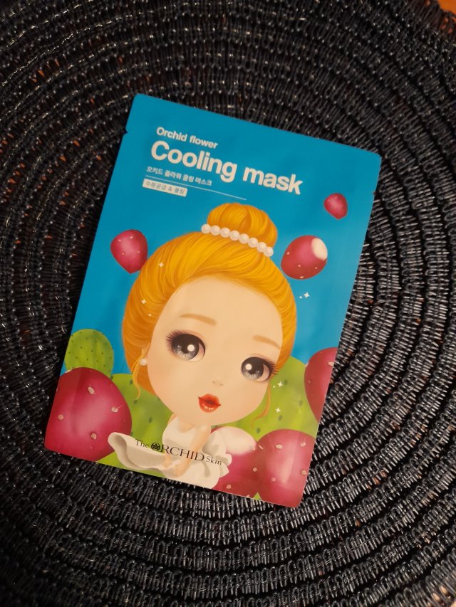 The Orchid Skin Maska do twarzy w płacie, Orchid Flower, Cooling Mask