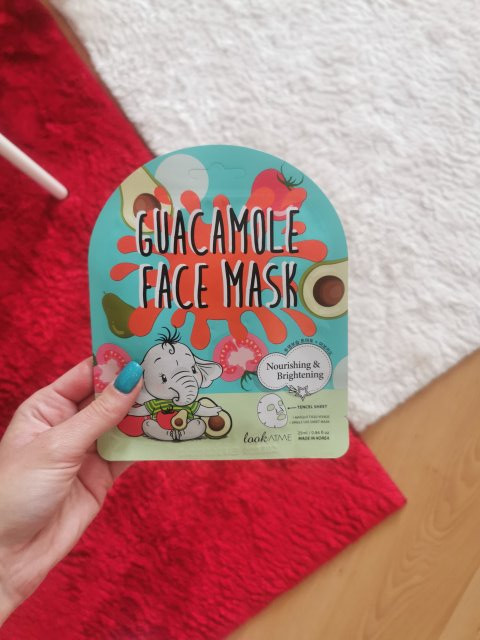 Look At Me Maska do twarzy, Guacamole Face Mask, Odżywiająco-Rozświetlająca 