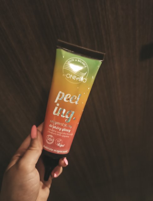 OnlyBio Hair Balance, Peeling enzymatyczny do skóry głowy, Kwasy AHA i papaina