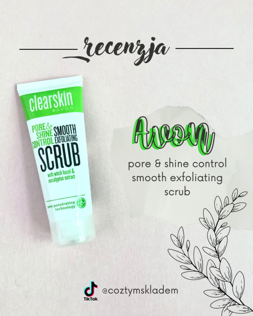 Avon ClearSkin Peeling do twarzy Oczar Wirginijski Eukaliptus