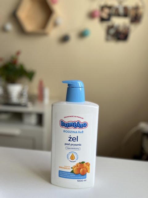 Bambino Rodzina, Żel pod prysznic, Hipoalergiczny, Mirabelka