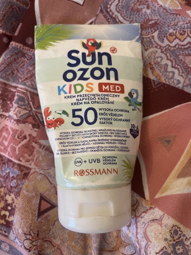 SunOzon kids, Krem przeciwsłoneczny SPF 50, Wysoka ochrona