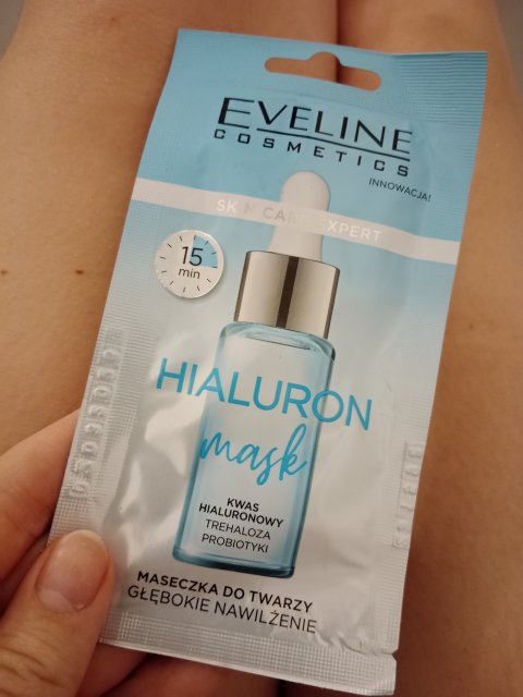 Eveline Skin Care Expert, Maseczka do twarzy, Hialuron, Głębokie Nawilżenie