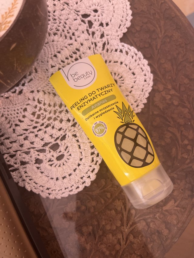 BeBeauty Care, Peeling do twarzy, Enzymatyczny, Ananas, Oczyszczenie i wygładzenie