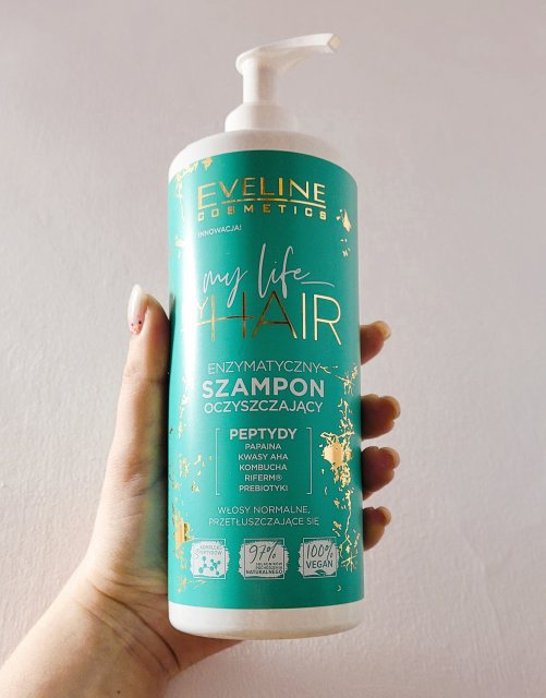 Eveline My Life My Hair, Szampon do włosów, Enzymatyczny, Oczyszczający, Peptydy