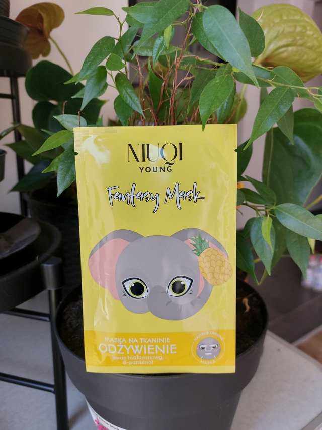 NIUQI Young, Fantasy Mask, Maska do twarzy na tkaninie, Odżywienie, Słoń 
