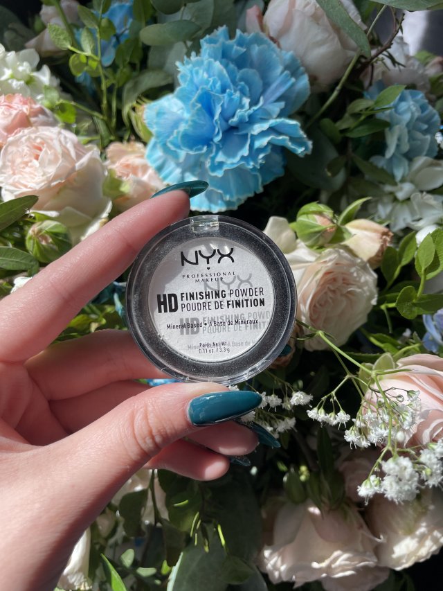 NYX HD Finishing Powder, Mineral Based, Puder to twarzy, Transparentny